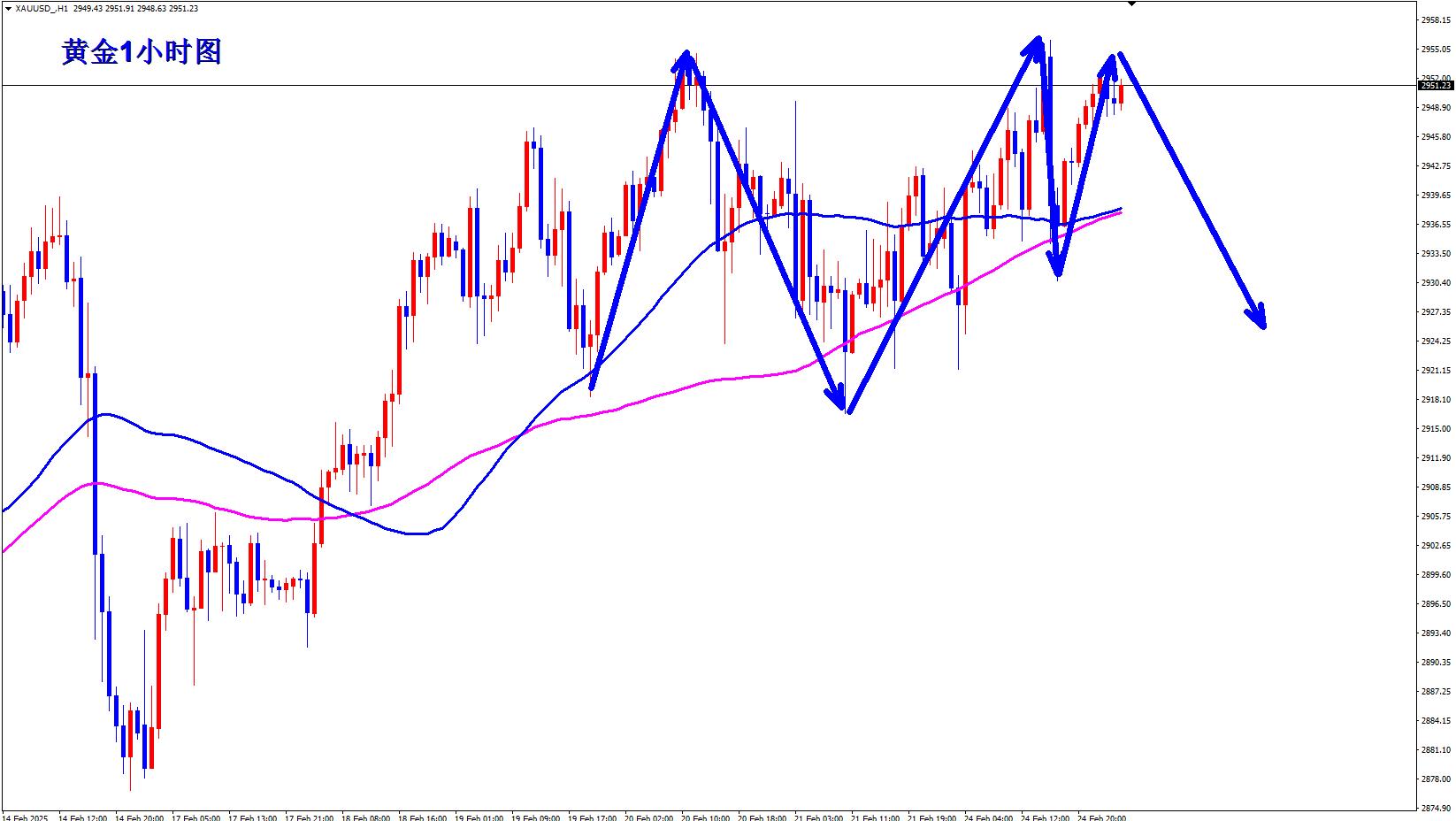 【XM官网】：黄金早盘现价2952直接空！(图1)